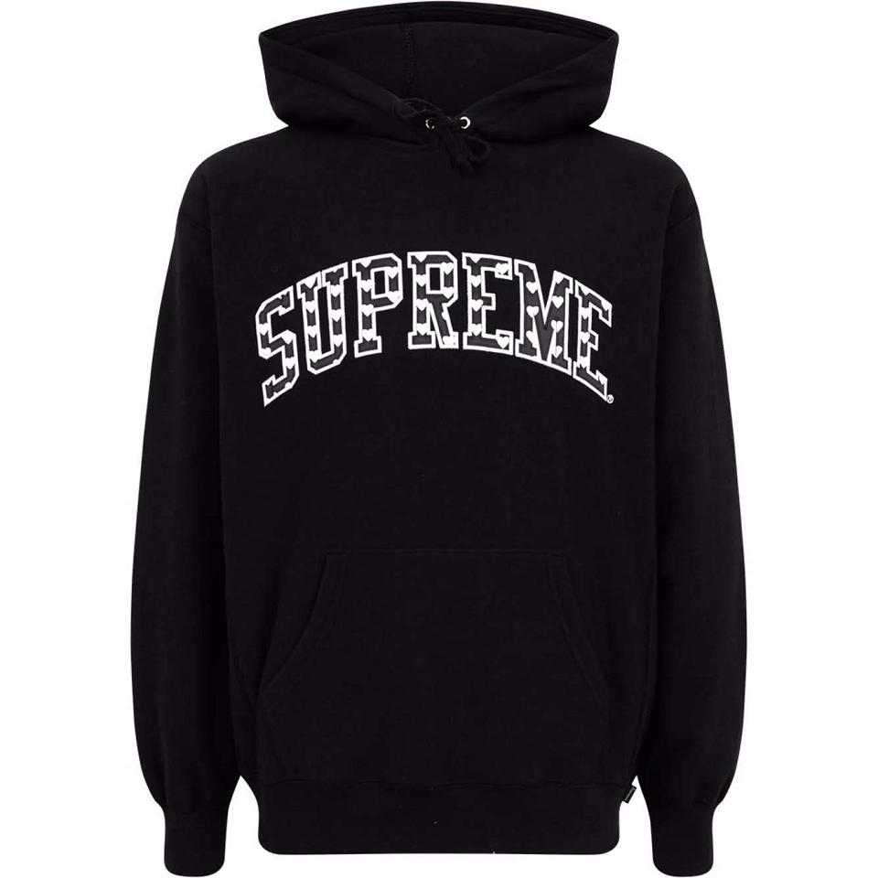 Sweat à Capuche Supreme Hearts ARC Noir | HNZ-61158011