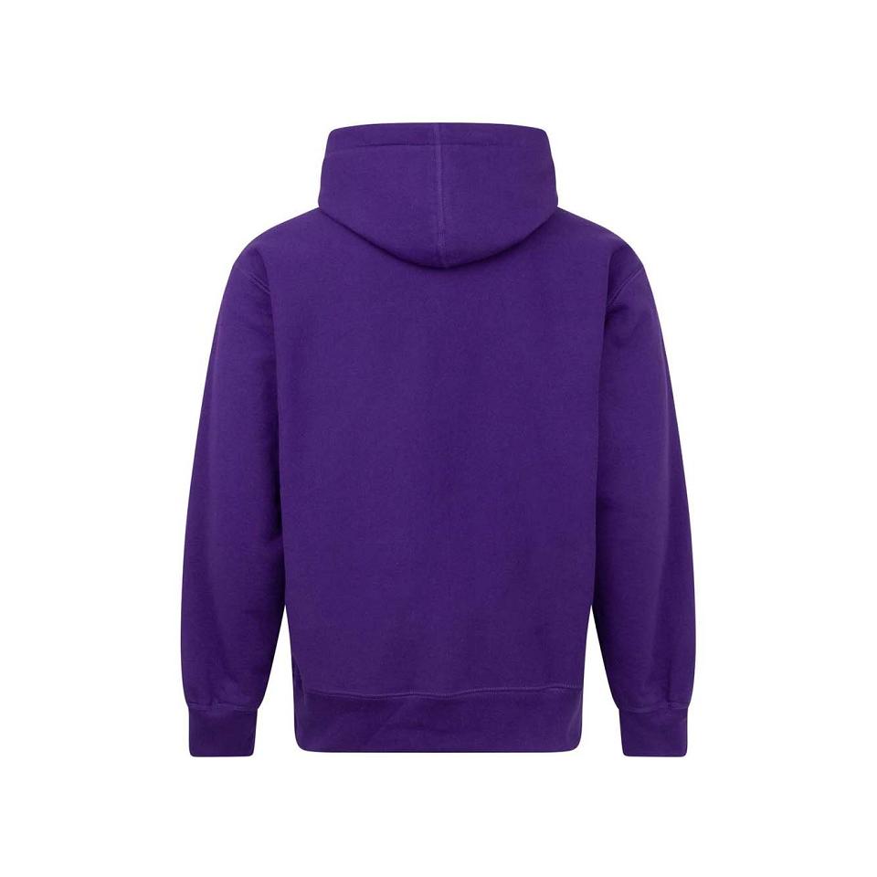 Sweat à Capuche Supreme Cross Box Logo Violette | UMA-63900161