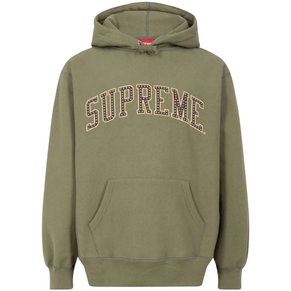 Sweat à Capuche Supreme Stars Arc Vert | BJW-52315837