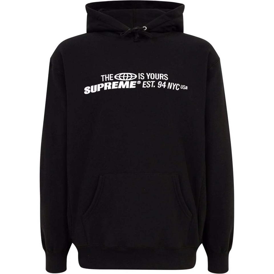 Sweat à Capuche Supreme The World Is Yours Printed Noir | PXH-93493410