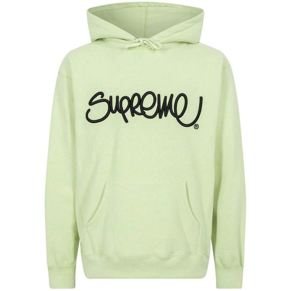 Sweat à Capuche Supreme Raised Handstyle Yello | NZZ-59940396