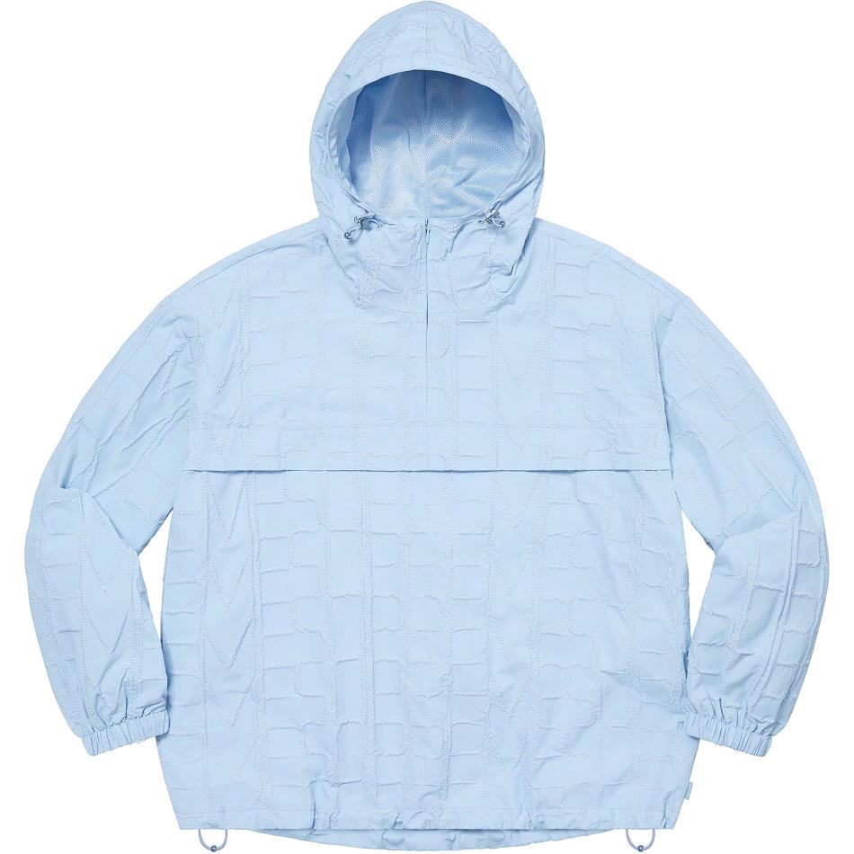 Vestes Supreme Repeat Stitch Anorak Bleu | FTR-35446615