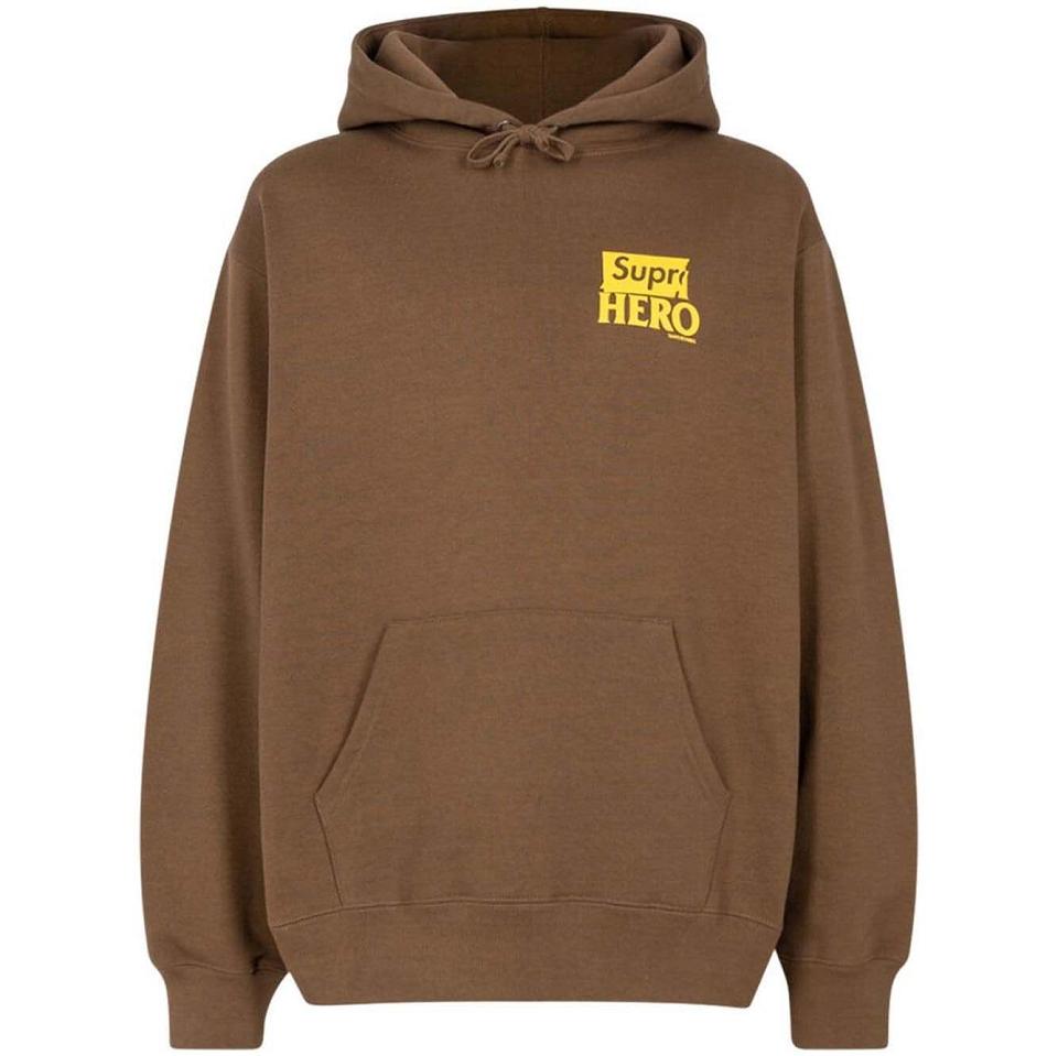 Sweat à Capuche Supreme X Antihero Marron | SZK-81770699