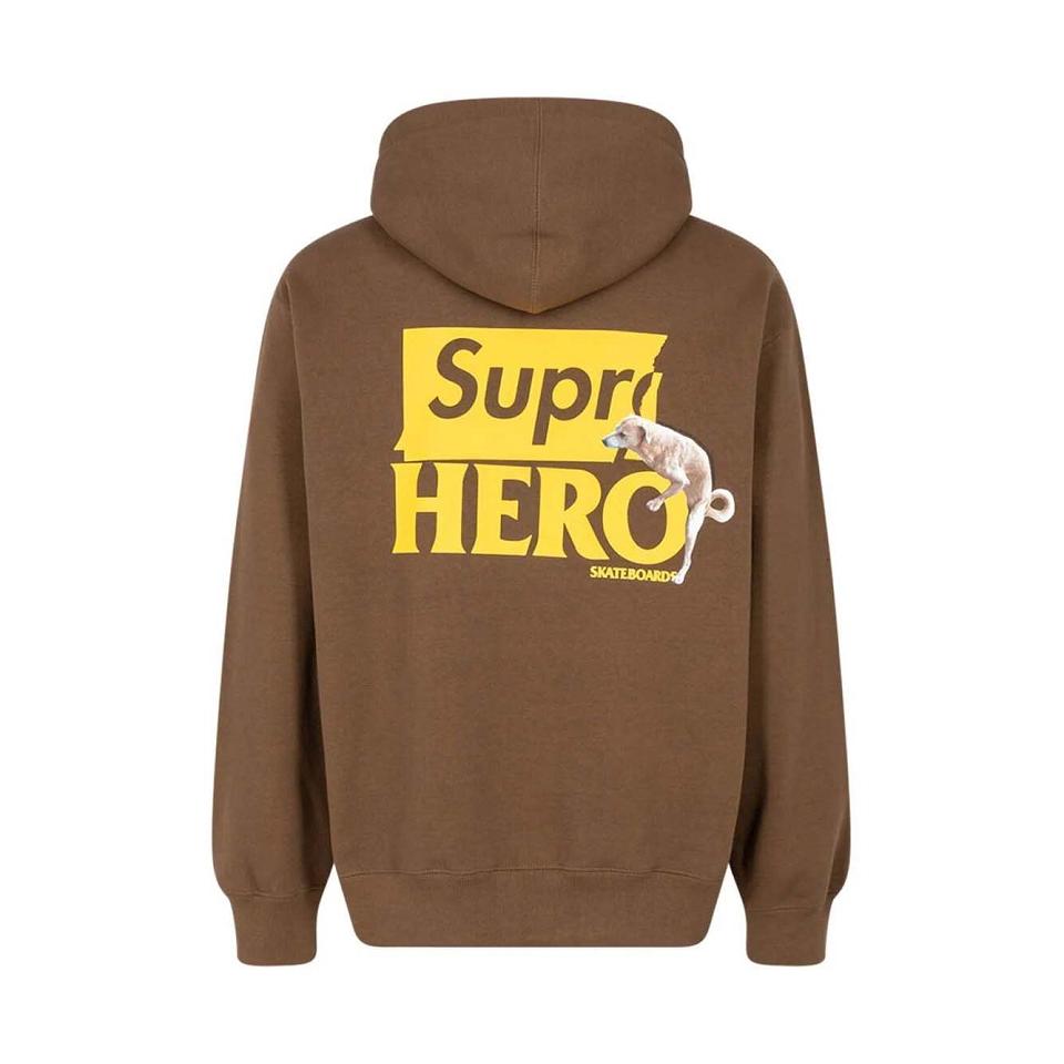 Sweat à Capuche Supreme X Antihero Marron | SZK-81770699