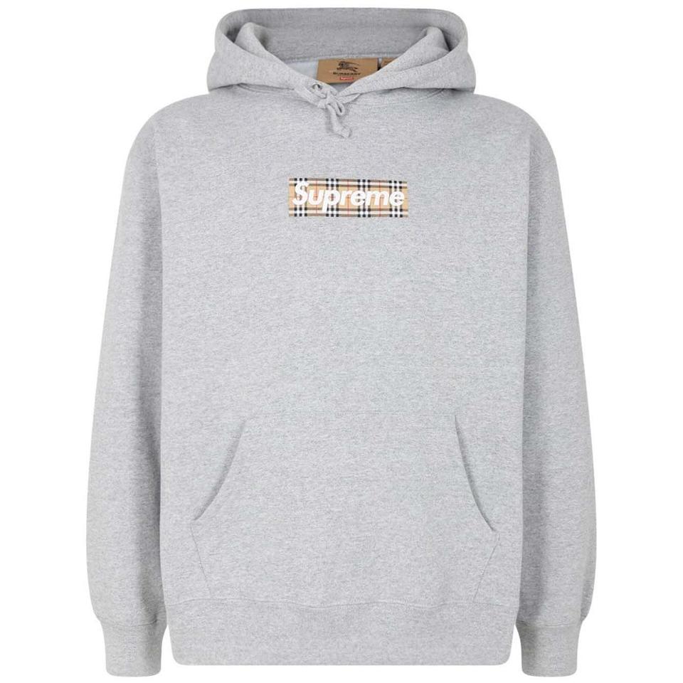 Sweat à Capuche Supreme X Burberry Grise | ZCV-80301049