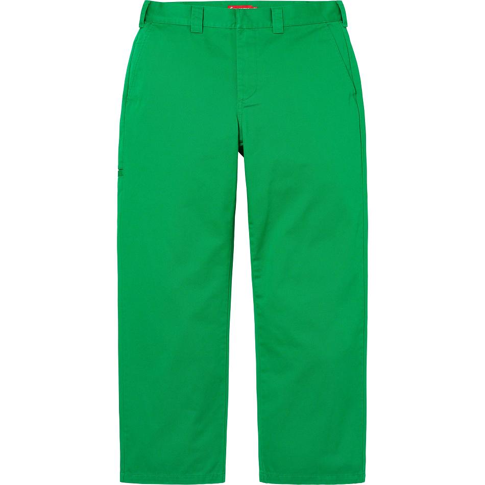 Pantalon Supreme Travail Pant Vert | SEK-07061536