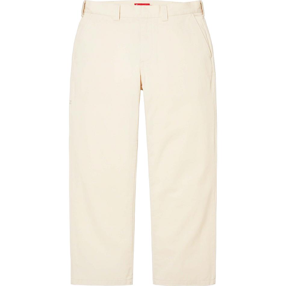 Pantalon Supreme Travail Pant Blanche | IFU-59995954