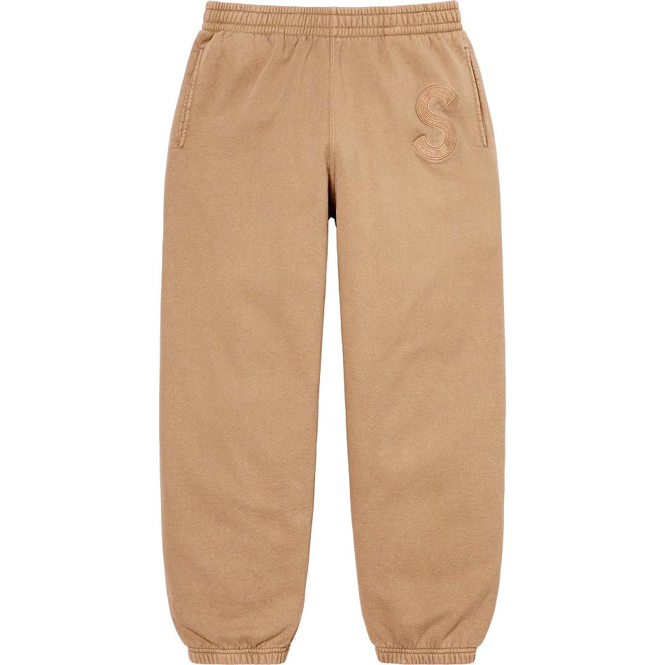 Pantalon Supreme Overdyed S Logo Sweatpant Marron | BGK-78915654