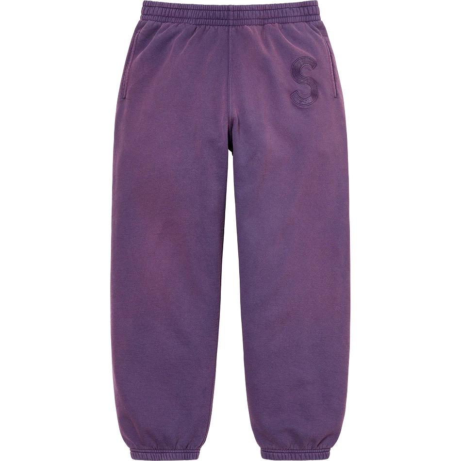 Pantalon Supreme Overdyed S Logo Sweatpant Violette | KGI-54306382