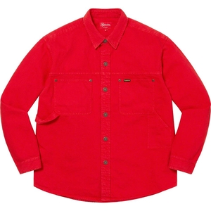 Chemises Supreme Denim Painter Rouge | LIX-40293223