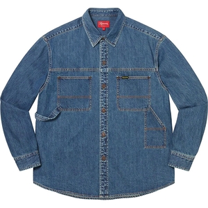 Chemises Supreme Denim Painter Bleu | ATN-00605239