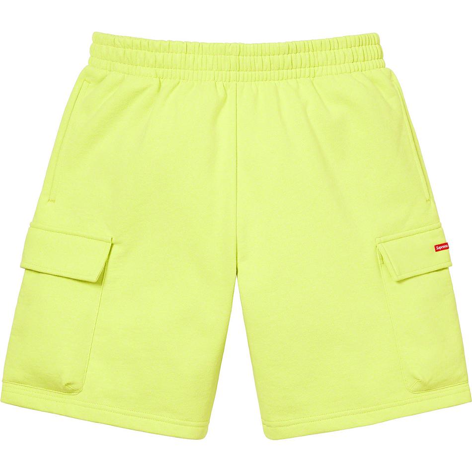 Shorts Supreme Small Box Baggy Cargo Sweat Menthe | QSO-10953667