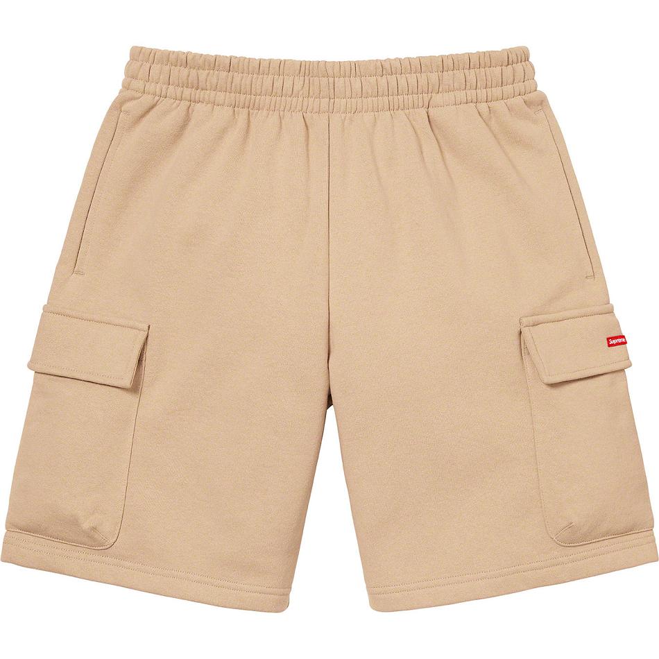 Shorts Supreme Small Box Baggy Cargo Sweat Marron | YTS-31958648