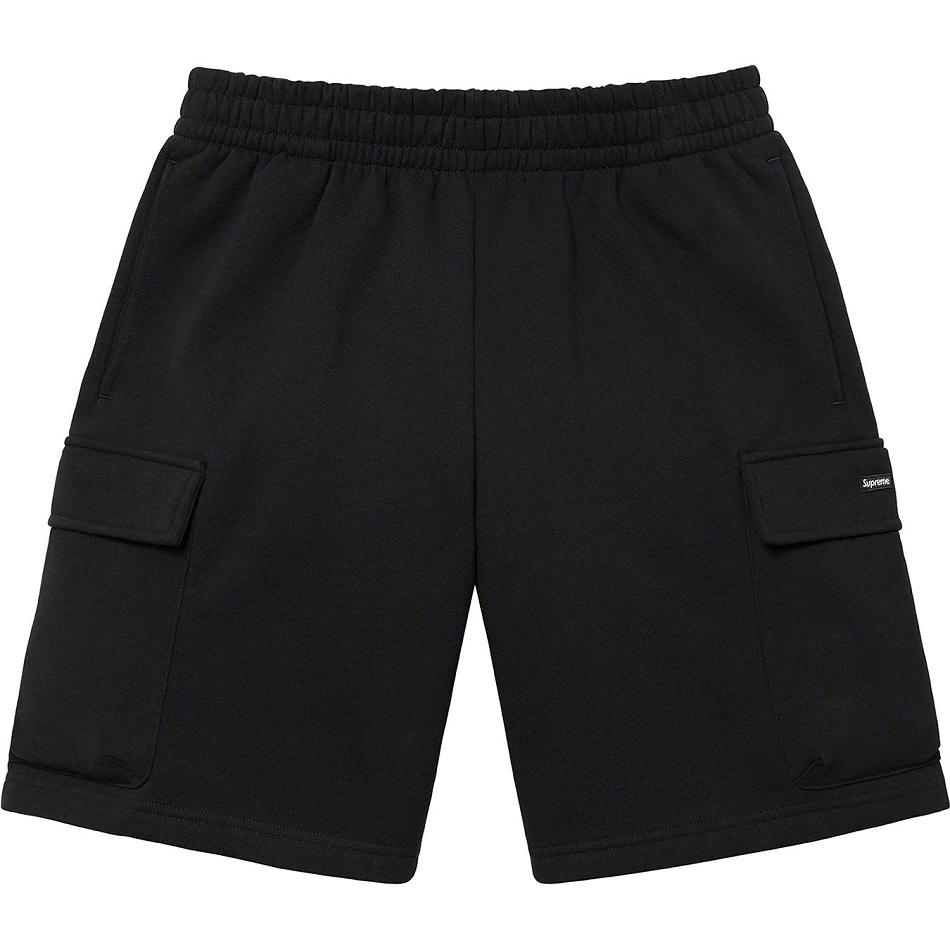 Shorts Supreme Small Box Baggy Cargo Sweat Noir | GLN-84096173