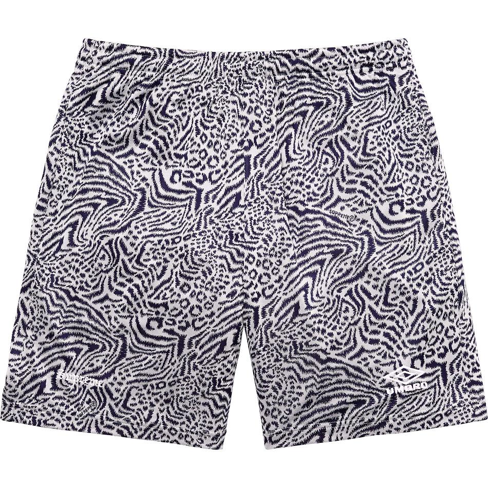 Shorts Supreme Jacquard Animal Print Soccer Bleu Marine | IOF-11234970