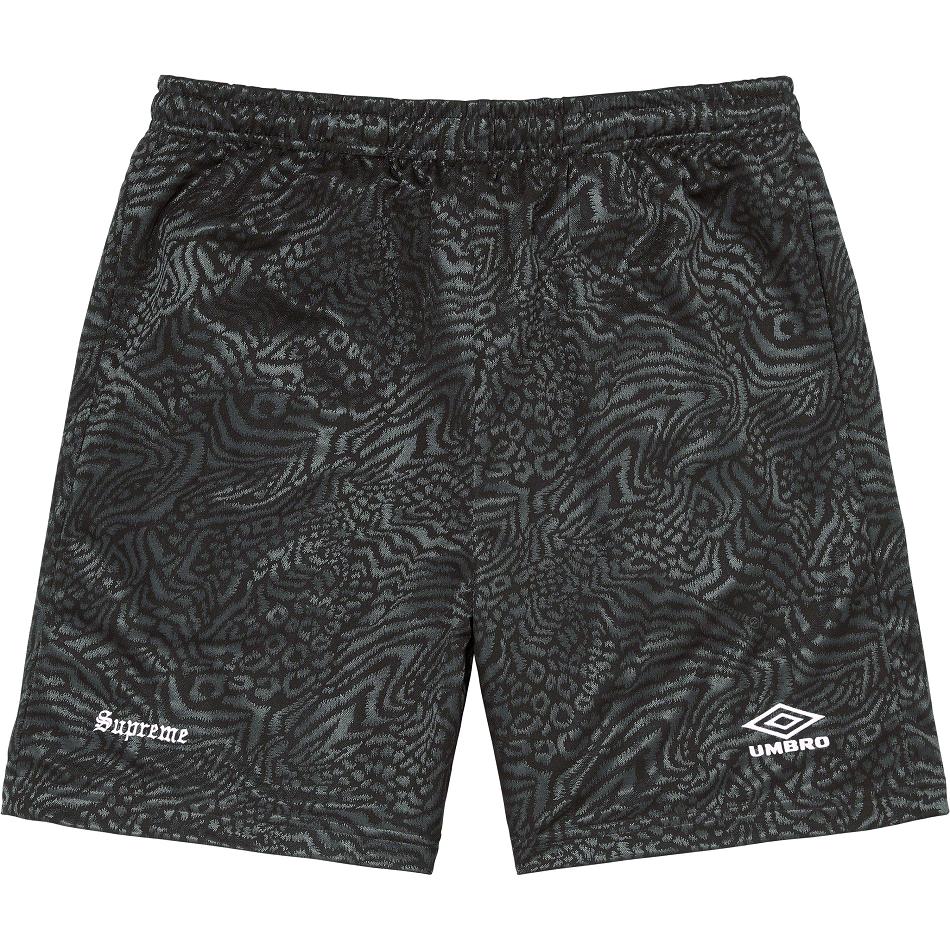 Shorts Supreme Jacquard Animal Print Soccer Noir | YBC-23877152