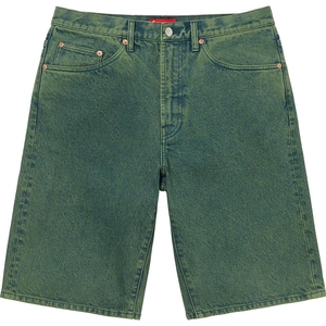 Shorts Supreme Baggy Denim Vert | ERW-76528260