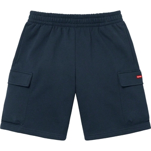 Shorts Supreme Small Box Baggy Cargo Sweat Bleu Marine | WXO-22852434