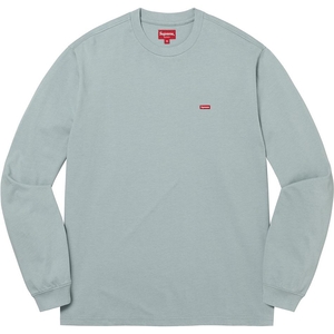 Chandails Supreme Small Box L/S Tee Turquoise | GUS-13368936