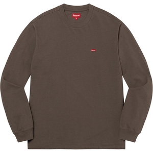 Chandails Supreme Small Box L/S Tee Marron | CWP-17430277