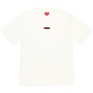 Chandails Supreme Oval Logo S/S Top Blanche | TVW-00394631