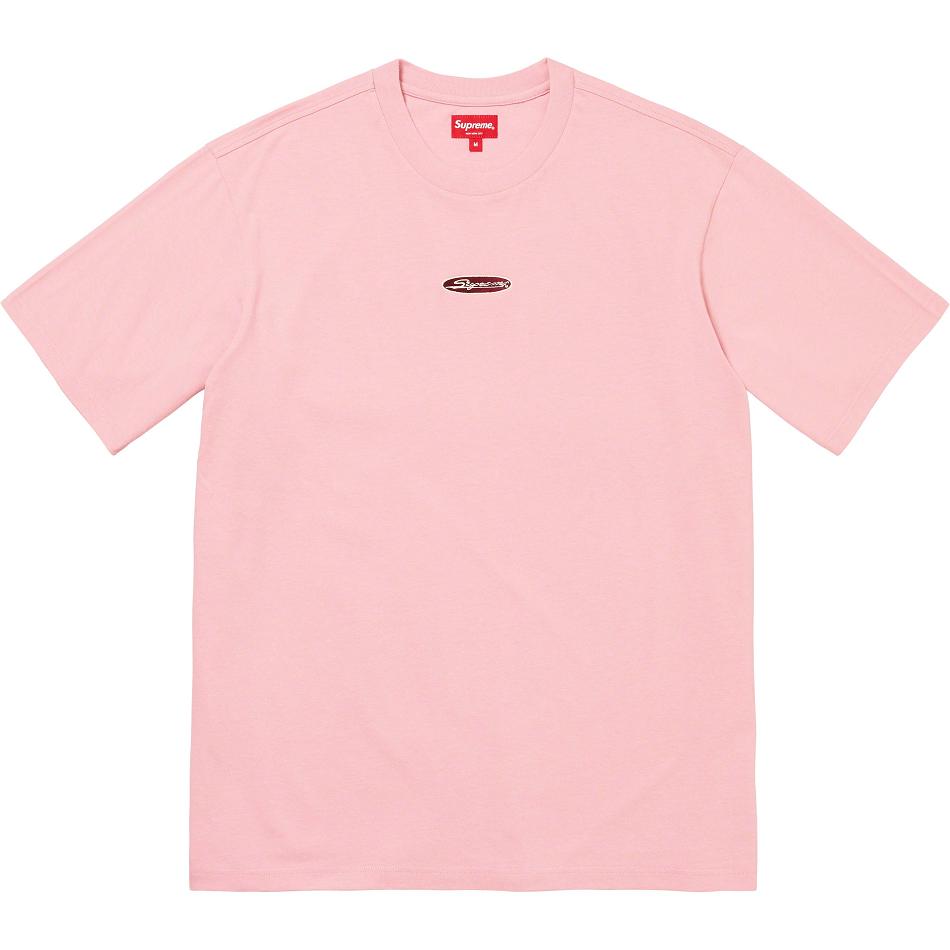 Chandails Supreme Oval Logo S/S Top Rose | KWO-06607189