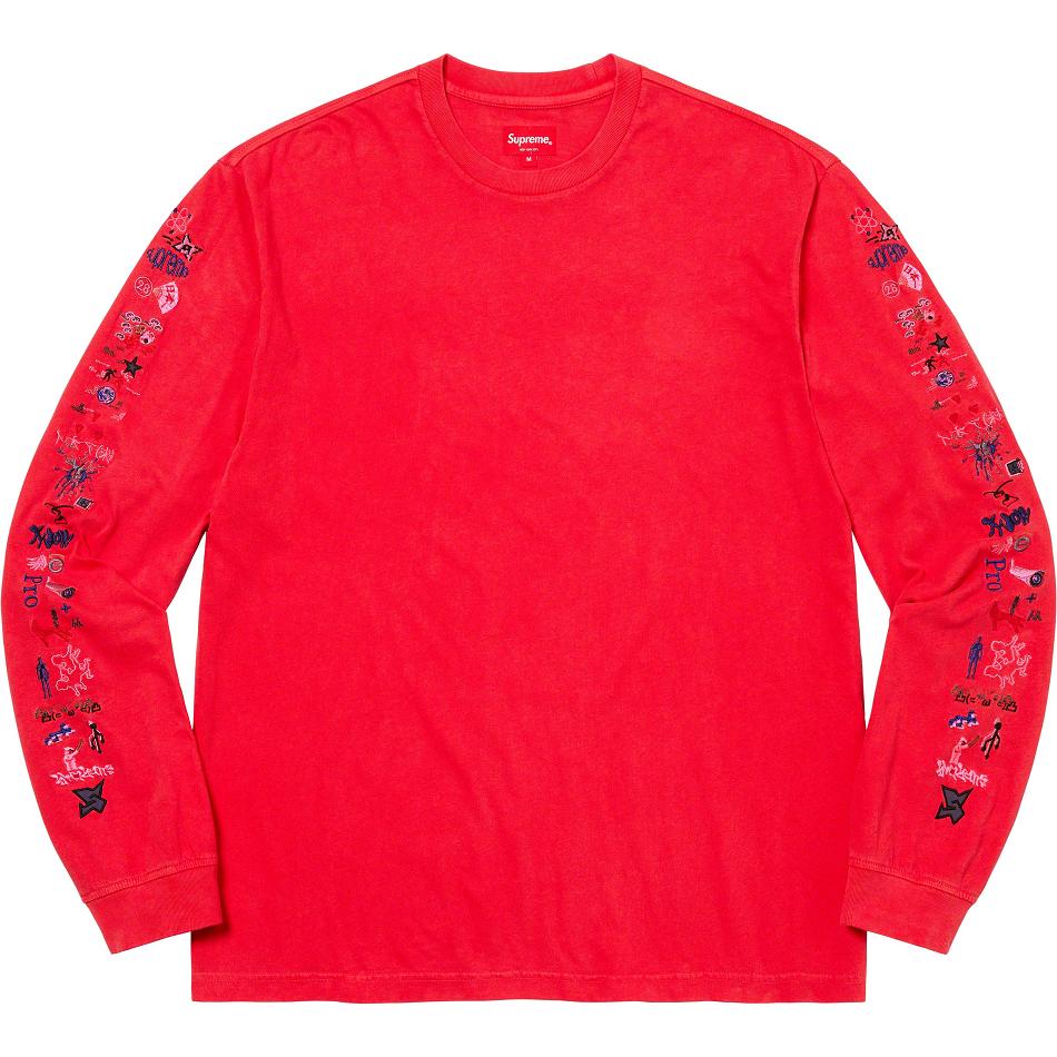 Chandails Supreme AOI Icons L/S Top Rouge | NWG-05717349