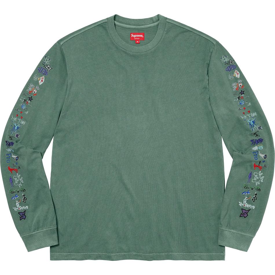 Chandails Supreme AOI Icons L/S Top Vert | JVM-14828190