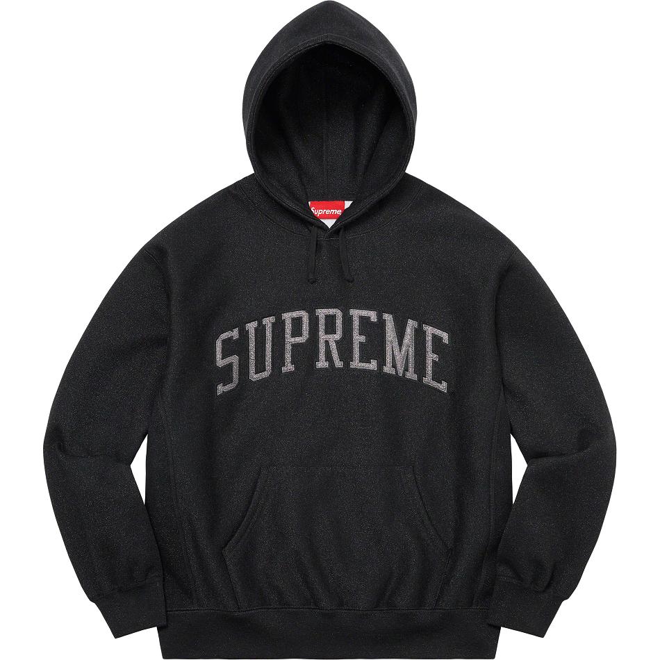 Sweats Supreme Glitter Arc Encapuchonné Noir | NBP-67165107