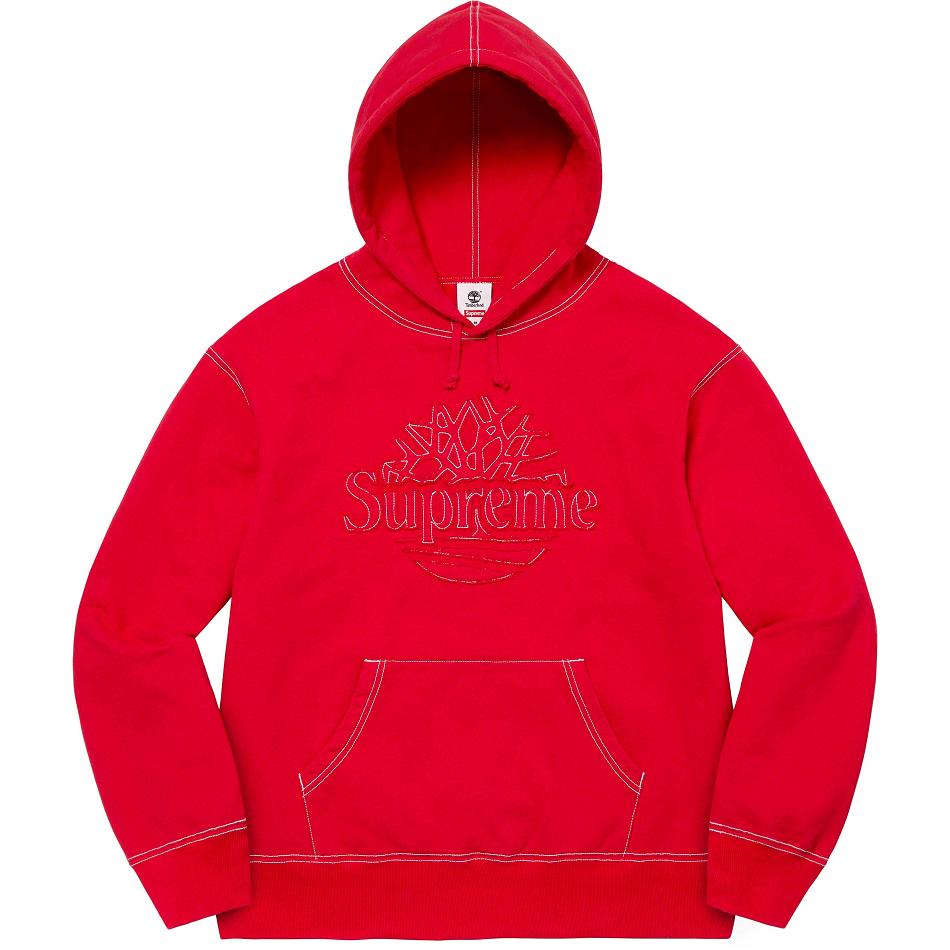 Sweats Supreme Timberland? Encapuchonné Rouge | EVY-27524670