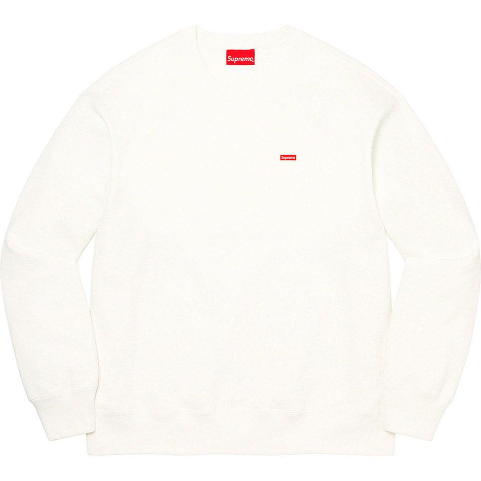 Sweats Supreme Small Box Crewneck Blanche | IHU-30745759