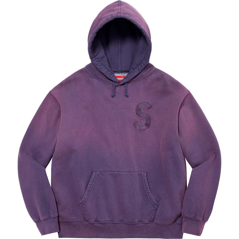 Sweats Supreme Overdyed S Logo Encapuchonné Violette | JWX-06906532