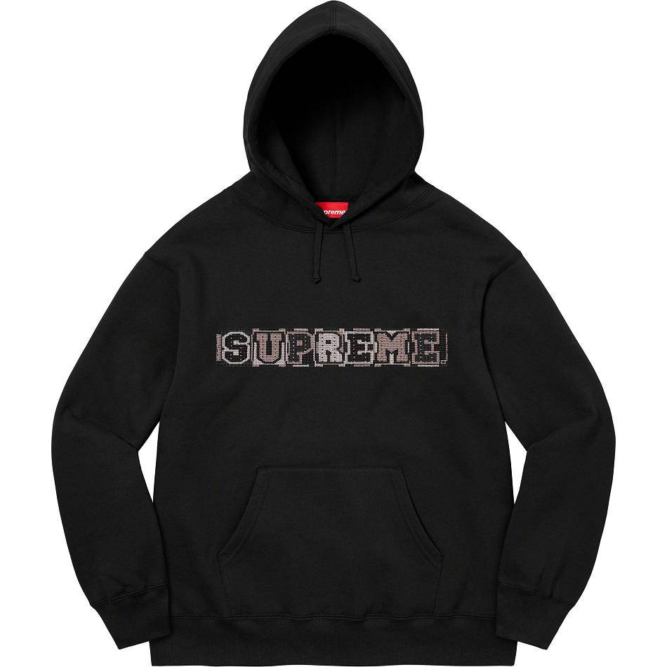 Sweats Supreme Beaded Encapuchonné Noir | CMV-68630689