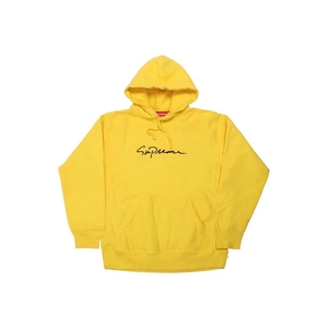 Sweats Supreme Classiche Script Encapuchonné Jaune | JSP-74104993