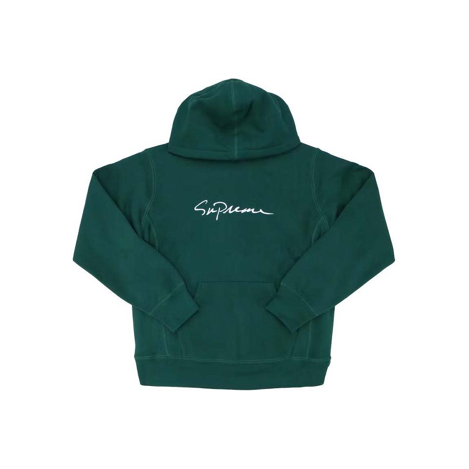 Sweats Supreme Classiche Script Encapuchonné Vert | IXM-39313901