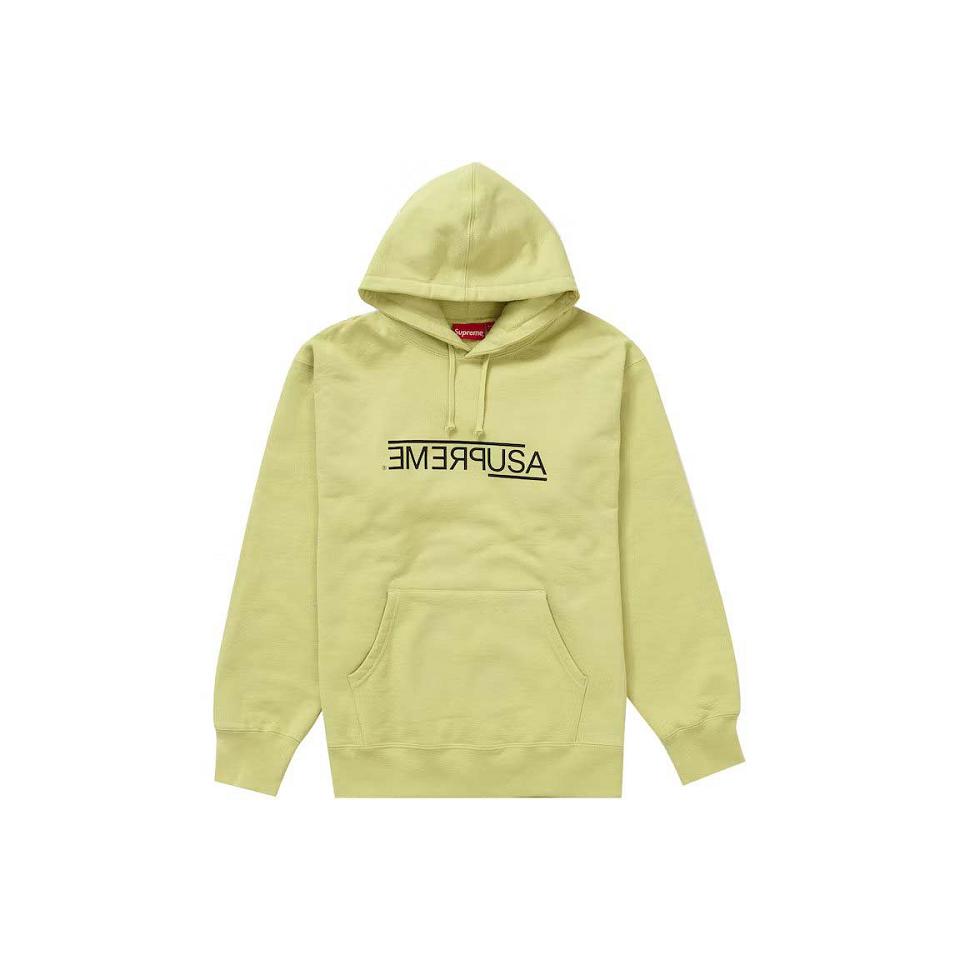 Sweats Supreme USA Encapuchonné Jaune | MPD-95905159