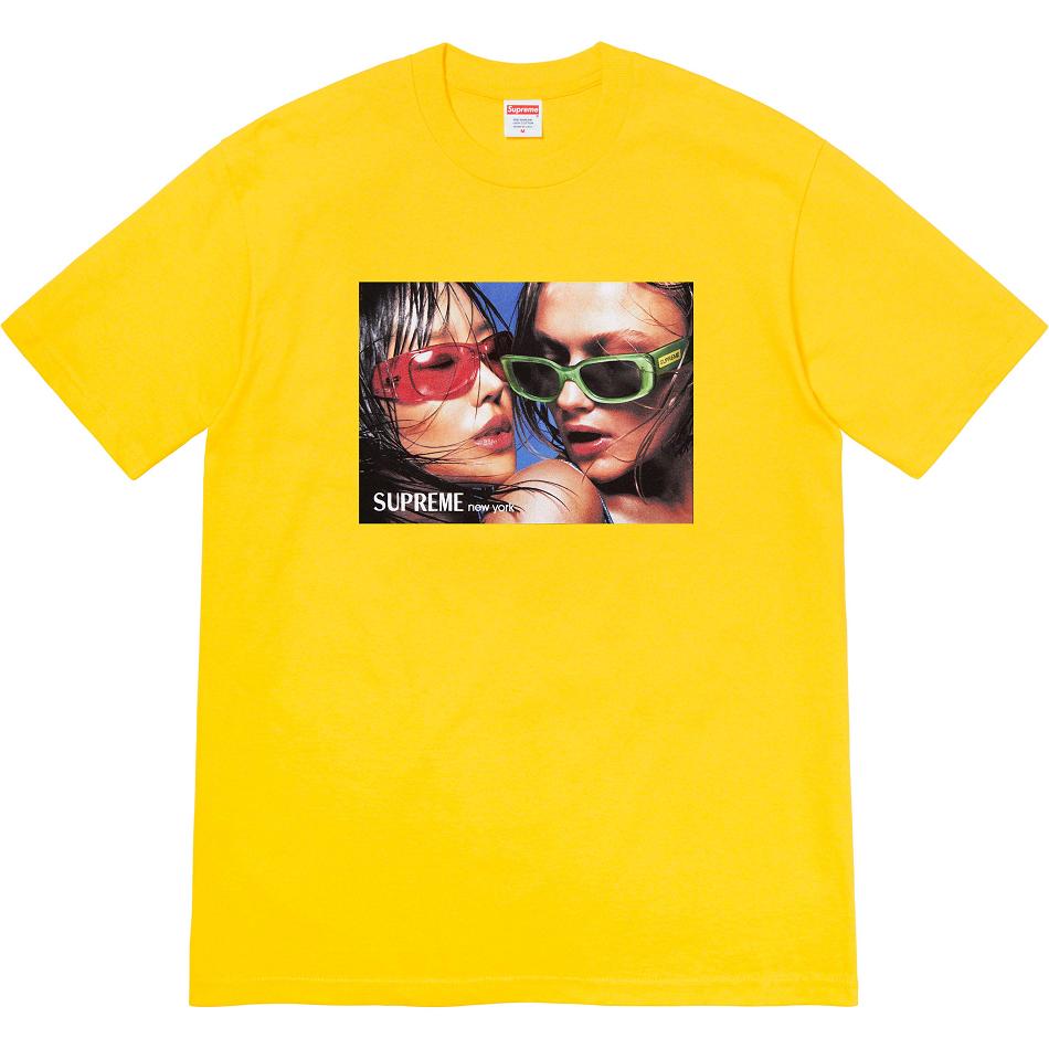 T Shirts Supreme Eyewear Tee Jaune | KBQ-15592488