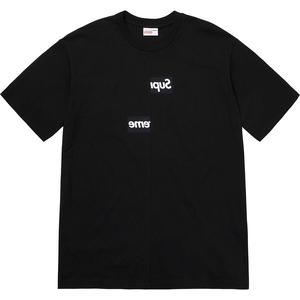 T Shirts Supreme x CDG Split Box Logo Noir | RZJ-41954529