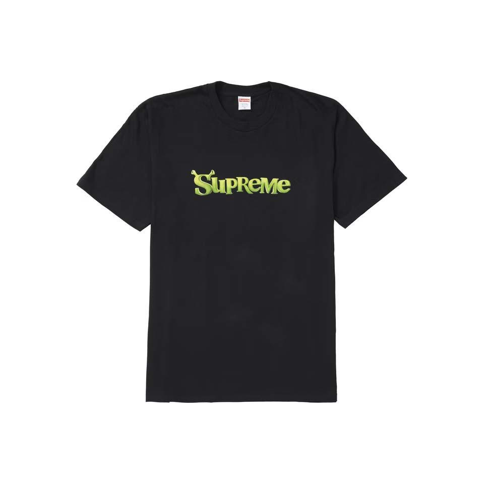 T Shirts Supreme Shrek Noir | INX-78174770