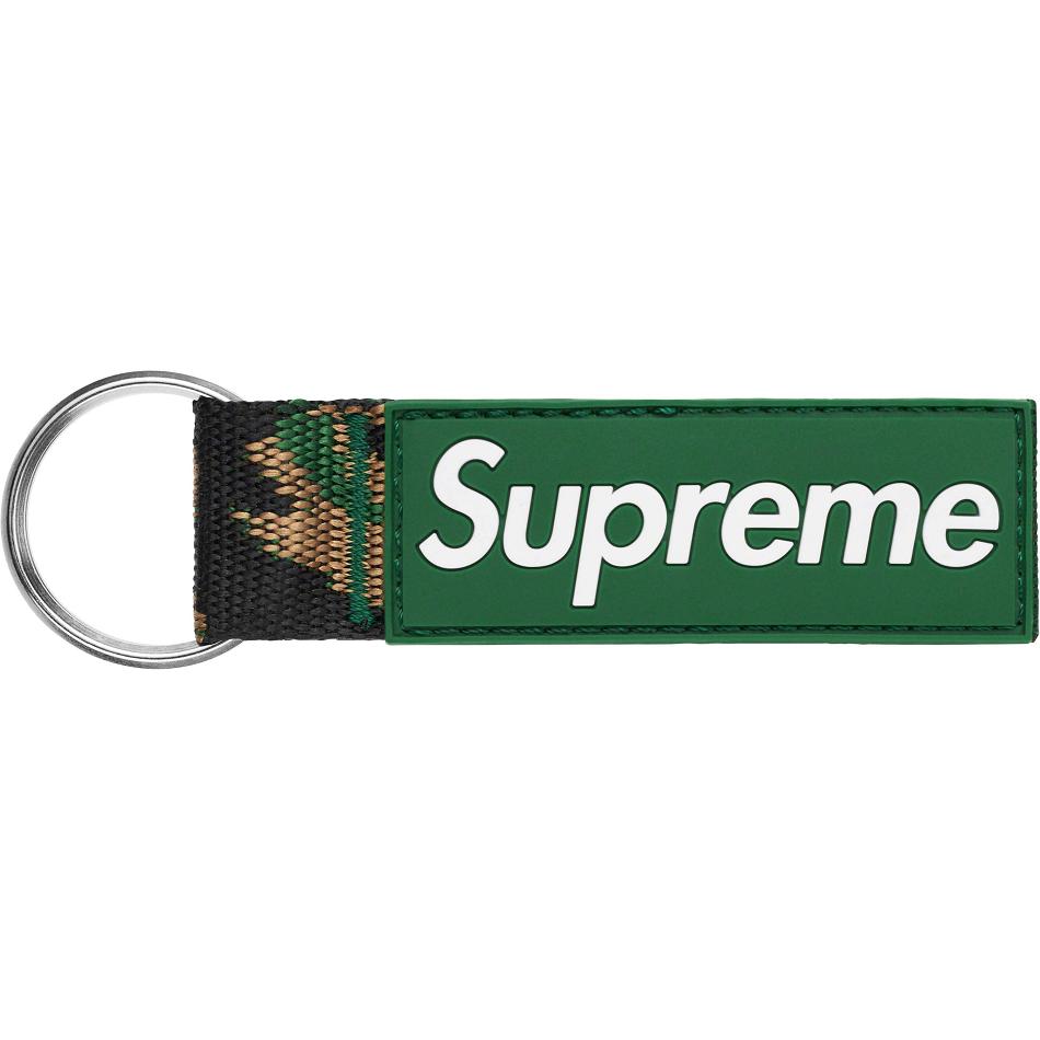 Accessoires Supreme Webbing Keychain Vert | GBX-87567766