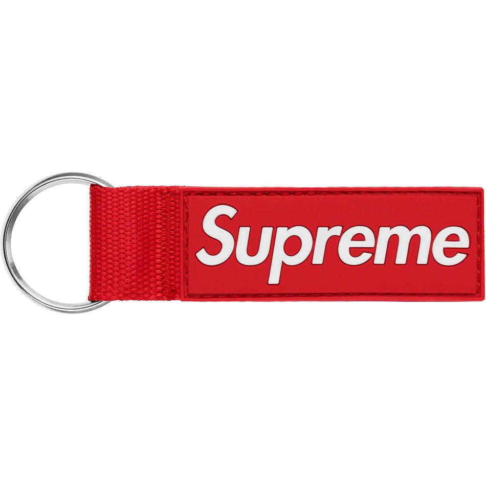 Accessoires Supreme Webbing Keychain Rouge | IEX-34403753