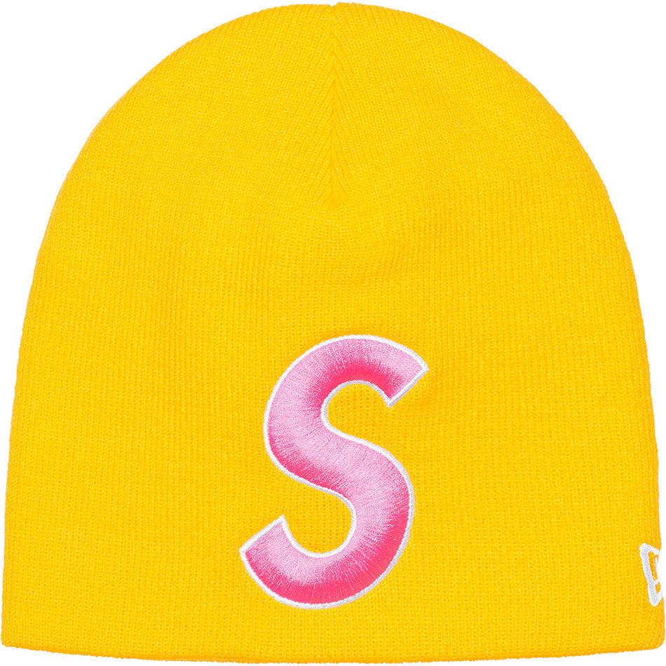 Chapeaux Supreme New Era? S Logo Beanie Jaune | YGU-84243017