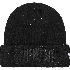 Chapeaux Supreme New Era? Metallic Arc Beanie Noir | RPB-60169912