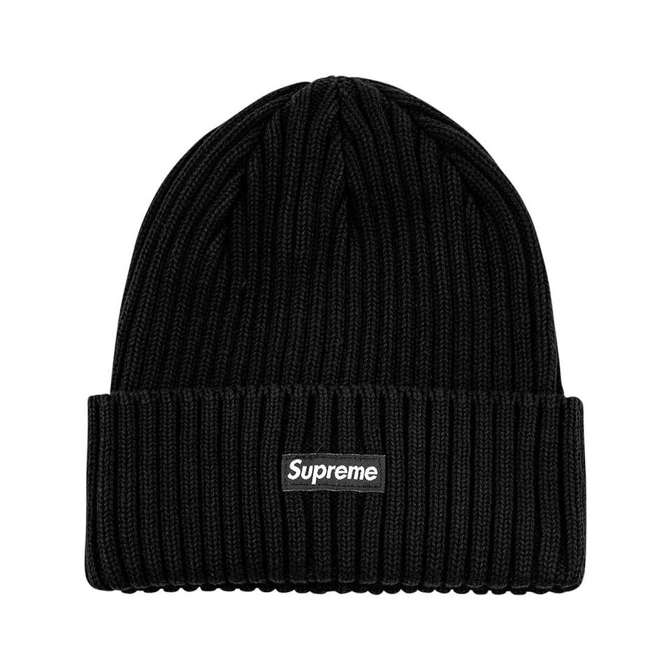 Chapeaux Supreme Overdyed Logo Beanie Noir | OUX-61688013