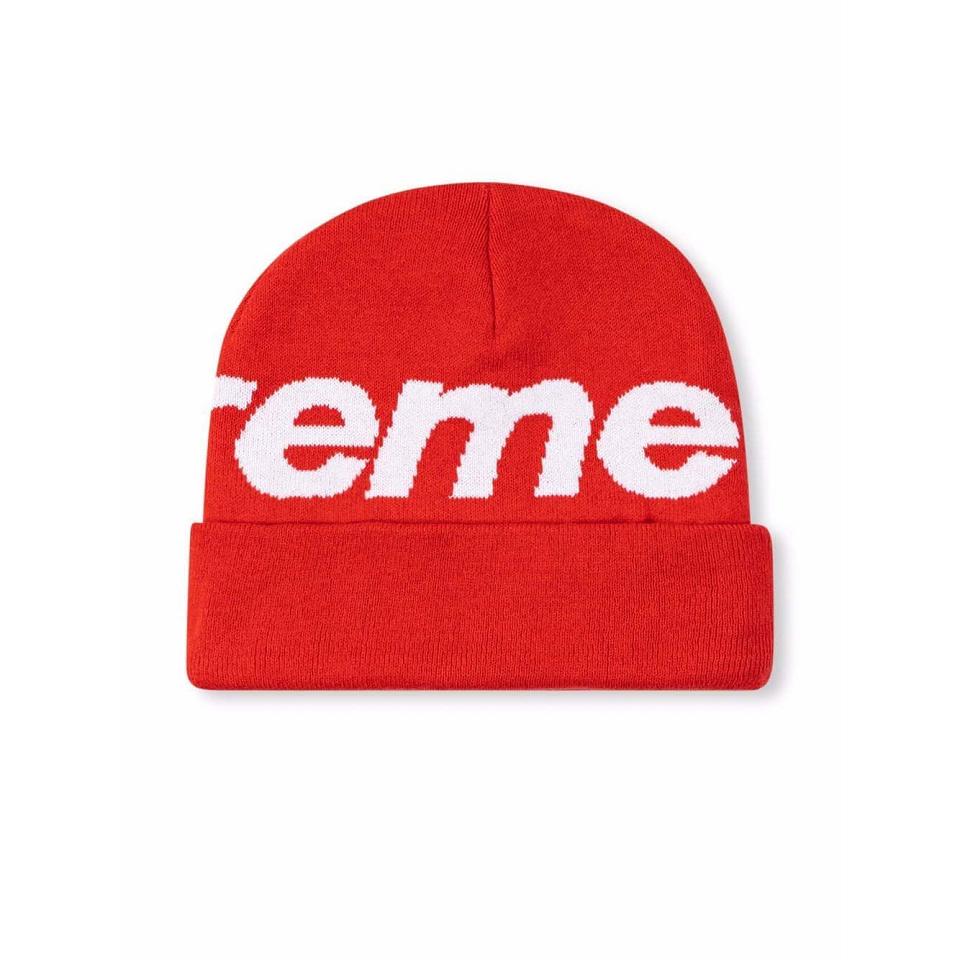 Chapeaux Supreme Big Logo Beanie Rouge | UDH-70362054