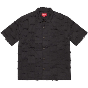 Chemises Supreme Patchwork S/S Noir | HPY-21776342