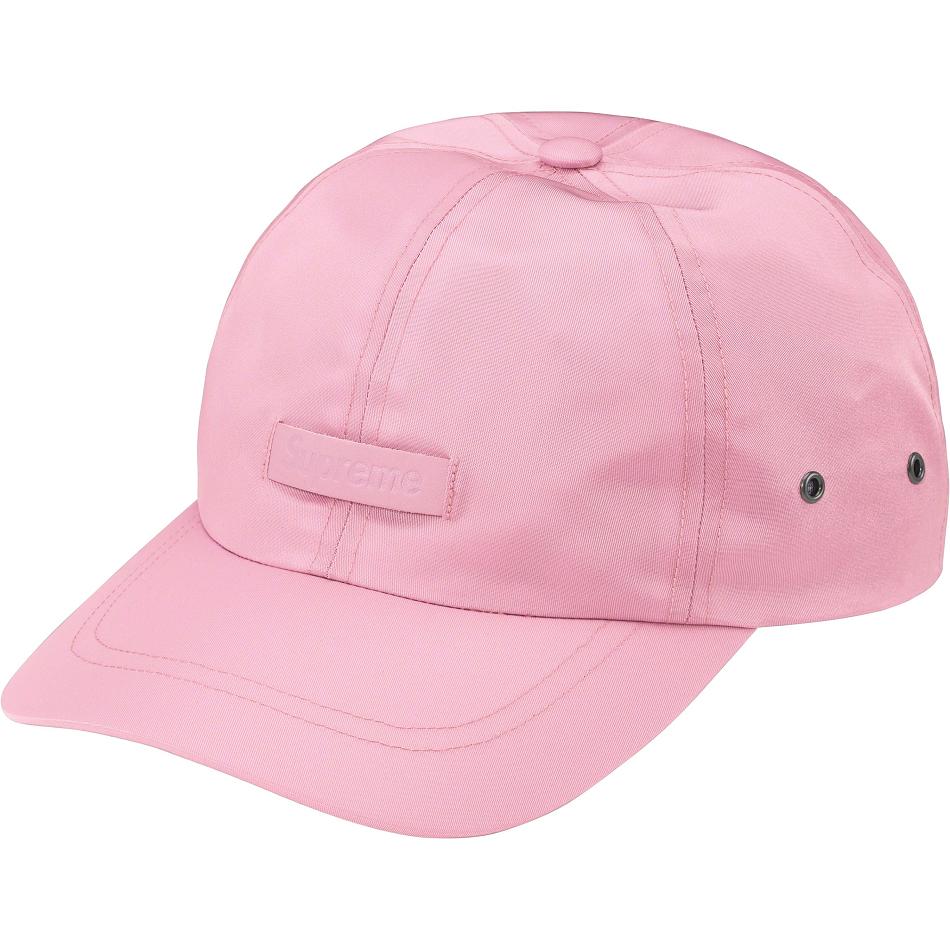 Chapeaux Supreme Cuir Patch 6-Panel Rose | UJN-89973859