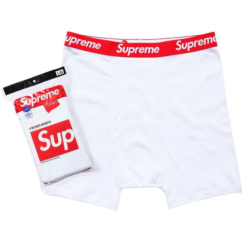 Sous Vêtement Supreme Hanes? Boxer Briefs (4 Pack) Blanche | KAQ-49560450